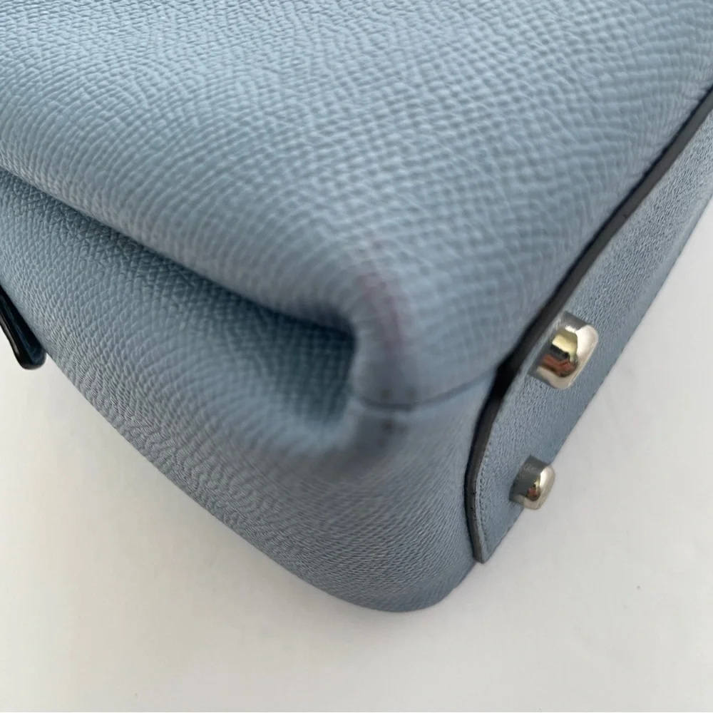 Coach Crossgrain Leather Mini Lillie Carryall Bag +matching Medium Id Zip Wallet - Picture 8 of 16